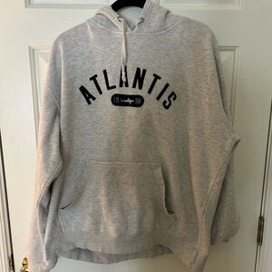 Atlantis Gray Hoodie Sweatshirt